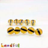 10mm Yellow Glass Cat Eyes Craft Soft Toys Safety Plastic Stuffed Dragon Eyes thumbnail-2