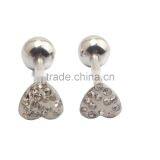 Custom Logo High Quality 316L Stainless Steel Fake Spikes Flesh Ear Plugs Piercing Jewelry thumbnail-2