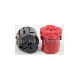 Colorful Red and Black 100VAC World Travel Adaptor / Universal Travel Adaptor ADP040 thumbnail-1
