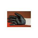 Gloves or 20-PL274D Grey Polyester Knitting Gloves Black Nitrile Coated on Palm thumbnail-3