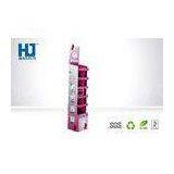 Unique Recycled Retail Custom Cardboard Display With 5 Shelves Stand