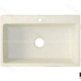 Pure White Undermount Solid Surface Trough Sink
