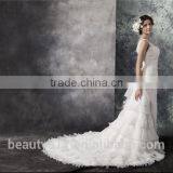 2017 New Style Luxury Beaded Sweetheart Nackline Off-shoulder Mermaid Lace Wedding Dress BS01 thumbnail-4
