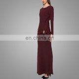 Red Rock Modern Kurung Long Sleeve Baju Kurung Muslimah for Pregnant Woman thumbnail-4