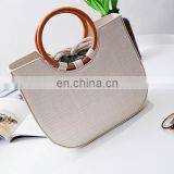 Straw Bag Leisure Crossbody Bag Ring Metal Tote Bag Wholesale thumbnail-4