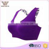 New Design Wholesale Top Quality 6 Color 92% Nylon Sexy Sport Bra thumbnail-2