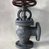 JIS Marine Valve Cast Steel Angle Check Valve F7474 20K thumbnail-1