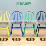 Vintage Dessert Shop Chair Hotel Real Wood Soft Cushion Leisure Chair Office Cafe Milk Tea Shop Chair thumbnail-3
