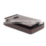 Customized Modern Home Furniture Leather Folding Laundry Basket Stool thumbnail-6