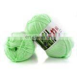 China Hot Sale Dyed Pattern Bamboo Cotton Blended Yarn Bamboo Cotton Thread Bamboo Yarn thumbnail-2