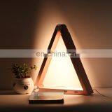 Hotel Lamps With USB Outlets, Wireless Charger Triangle Smart Light
