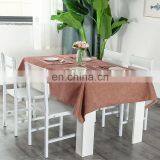 High Quality Simple Solid Color Cotton Linen Table Cloth For Dining Room Living Room Picnic Party thumbnail-5