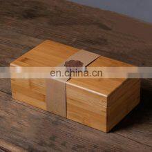 Promotional Reusable Eco Friendly Bamboo Wooden Box With Lid thumbnail-5