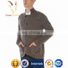 Boutique 100% Cashmere Cardigan Sweater Mongolia for Man thumbnail-3