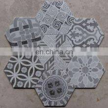 Simple Nordic Antique Hexagon Shape 300*260*115 Tile Art Exhibition Library Floor Tiles thumbnail-3