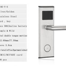 Fashion Smart Hotel Lock Rf Card Electronic Door Handle Lock 118E-Y-S Smart Hotel Door Lock System