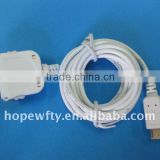 Ipod plug & micro USB with cable assembly