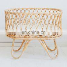 High Quality Rattan Cot Kid's Bassinet, Crib For Baby Wicker Nursing Furniture Wholesale Vietnam Supplier thumbnail-1