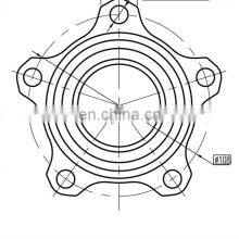 A21R23.3103145 F-582873 Front Hub Bearing Double Row Tapered With Flange for Gazelle-NEXT Front thumbnail-4