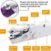 Mini Portable Handheld Cordless Sewing Machine Hand Held Stitch Home Clothes thumbnail-5