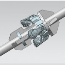 HDD Rock Reamer--400mm 4 Pieces 8 1/2”cone Cutter 637 / 537 NC31 thumbnail-2