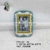 Embossed Flower Wooden Photo Frame, Picture Photo Frame
