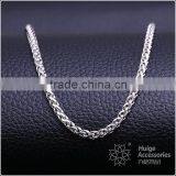 2015 Fashion Jewelry Rhodium Plated Brass Chain Twisted Necklace thumbnail-1
