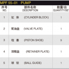 Hydraulic Spare Part Linde HMF 63-01 Motor MPF 55-01 MPV 45-01 MPV 63-01 Hydraulic Pump Parts Spare Repair Kit thumbnail-4