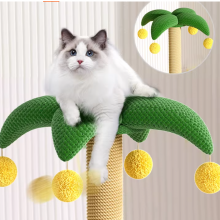 Space-Saving Cat Tree With Wall-Mount Design for Small Apartments thumbnail-1