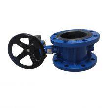 Factory BS D341X DN50-DN800 Ductile Iron Cast Steel WCB GGG50 Hard Seal Double Eccentric Flange Butterfly Valve thumbnail-1