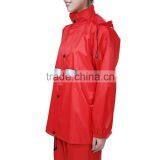 Customized Raincoat High Visible Reflective Tape Waterproof Breathable Raincoat Rainsuit With Pant thumbnail-3
