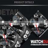 MIDDLELAND 3 Atm Water Resistant Watches Men, 2015 Double Movement Digital Watch