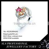 2015 Fashion African Jewelry Set 925 Silver Jewelry Statement Necklaces and Ring and Jewelry Sets thumbnail-6