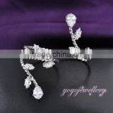 Novel Two Finger Zircon Copper Ring thumbnail-4