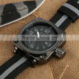 MR074 Mens Military Royal Square Black Nylon Strap Quartz Watch Custom Men Watch thumbnail-6