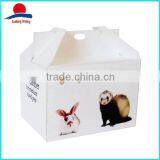 High Quality White Corrugated Box With Handle