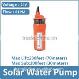 12v 24v dc 6LPM high pressure windmill water pump/solar deep well water pump YM2440-30