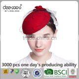 Wool Fascinator Party Hat Women Wholesale Lady Wedding Hat thumbnail-2