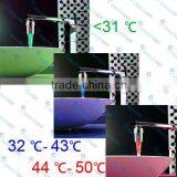 2011 Hot Item For LED Water Glow Temperature Changing Sensor Sink Faucet Light