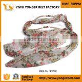 Skinny Scarf Metal Chain White Womens Fancy Belt For Skirt