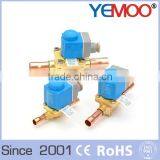 R404a Solder Refrigeration Solenoid Valve High Effect Liquid Copper Solenoid Valve Prices thumbnail-3
