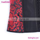 China Floral Printed 9 Steel Boned Waist Trainer thumbnail-6