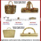 Handbag Handle/cane Handle/bamboo Handle thumbnail-1