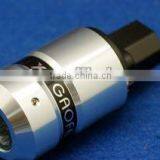 Hi-End Rhodium Plated US Male Power Plug IEC Female Connector