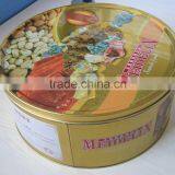 Big Cookie Tin Box With Thickness 0.23mm Tin
