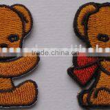 Iron-On Embroidery bear Patches, Sew-On Embroidery Badges, Iron-On Embroidery Appliques