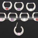 Heart CZ Septum Clickers thumbnail-1