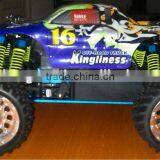 2.4G 4wd HSP 1/16th Scale Nitro Gas Off Road RC Monster Car Truck