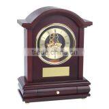 New Arrival Classical Wood Mechanical Clock For Home Dcoration thumbnail-1