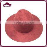 2016 Hot Selling Faux Suede Panama Hat With Chain Trim thumbnail-2